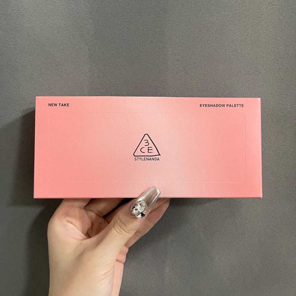 3ce 12 Color Eyeshadow Palette Apricot Pink Women's